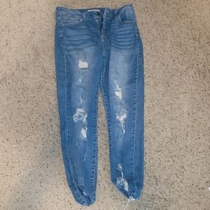 Ripped Blue Jeans